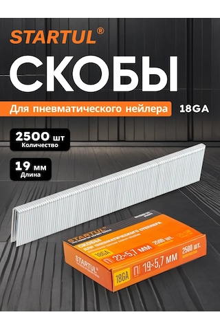 Startul Hava Tabancası Zımbası İçin 18ga 19mm 2500 Adet Profi St4520-19 Zımba Çivileri 201929885