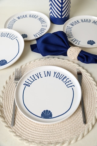 Keramika Ocean Muse Nordıc Pasta Tabağı 22 Cm 4 Adet 22950-55 Çok Renkli