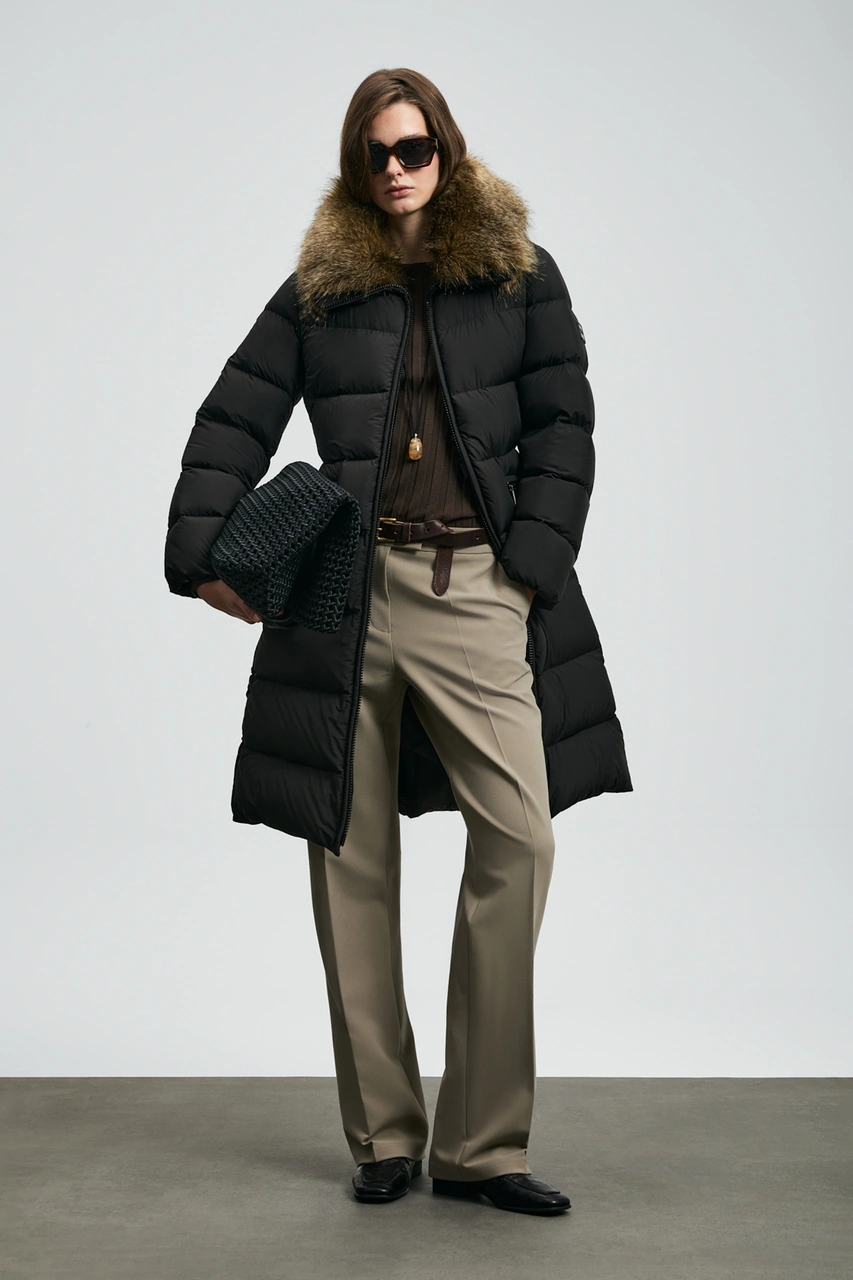 Lufian Eco Kaz Tüyü Kadın Mont Siyah Siyah 122120046100100 Siyah