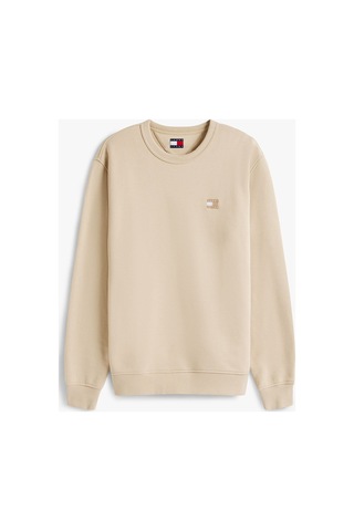 Tommy Hilfiger Tjm Reg Badge Crew Ext Erkek Yeşil Sweatshirt - Dm0dm20660