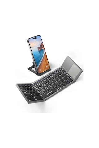 Samsers Touchpadli Katlanabilir Bluetooth Klavye Bt X 1
