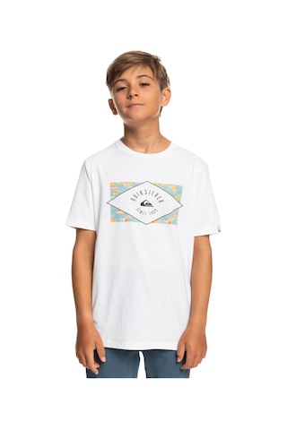 Quiksilver Circled Line Erkek Çocuk Tişört Beyaz