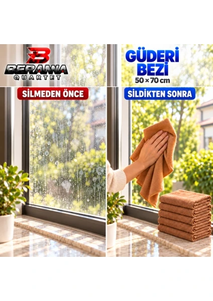 Süper Bez Güderi 50x70 + Oto Kurulama Bezi 50x70 600 Gsm Avantajlı 2'li Paket