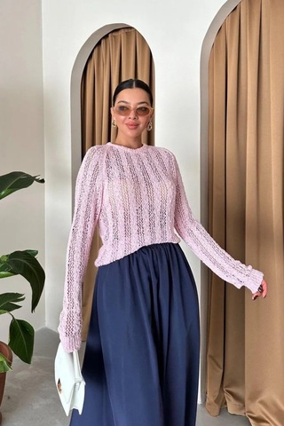 Lacivert Lola Fermuarlı Uzun Etek Lacivert