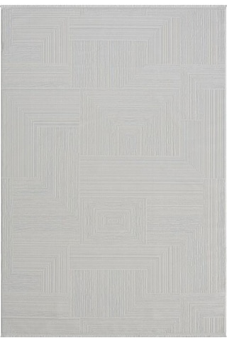 Çam Halı Gusto 902 Beyaz Seyran Halı Modern Desen Makine Halısı
