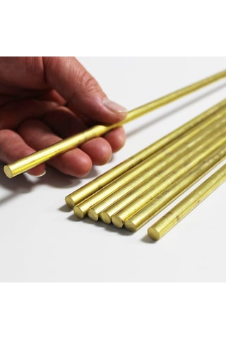 Pirinç Çubuk Içi Dolu Yuvarlak Mil Saf 2-3-4-5-6-7-8-9-10+ Mm 443061686