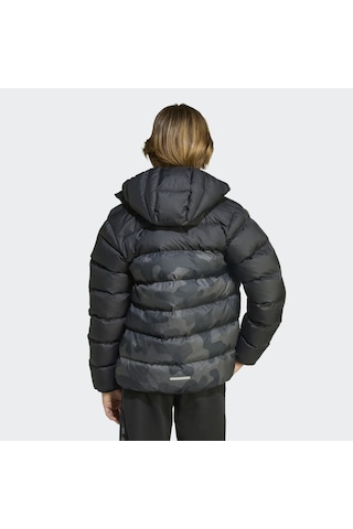 Adidas Jl7399 J Sd Aop Jkt Çocuk Mont Siyah