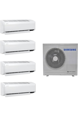 Samsung WindFree Multi AJ080TXJ4KH/EA 8 kW 1 Dış + 4 İç Ünite (9+9+9+9) Duvar Tipi Klima Samsung WindFree Multi AJ080TXJ4KH/EA 8 kW 1 Dış + 4 İç Ünite (9+9+9+9) Duvar Tipi Klima
