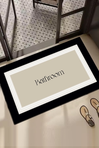 Roose Tekli 60x100 Cm Banyo Paspas Seti, Kaydırmaz Tabanlı Djtbanyo Renkli