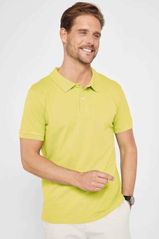 Tudors Erkek Slim Fit Dar Kesim %100 Pamuk Yeşil Polo Yaka Tişört-32785 Yeşil