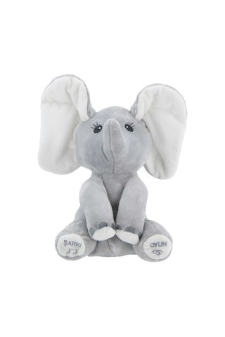 Babycim Cee Ee Oyuncu Fil Jumbo Eğitici Peluş Fil Sesli Hareketli