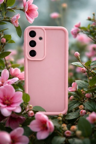Samsung Galaxy  A55 5g Uyumlu Kamera Çıkıntılı Mat Silikon Telefon Kılıfı Resimdeki