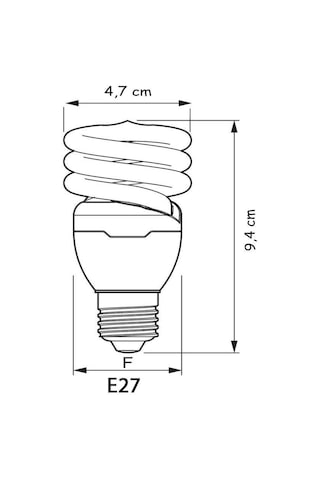 Philips 12W(60W) Ekonomik Ampul Sarı 2700K E27