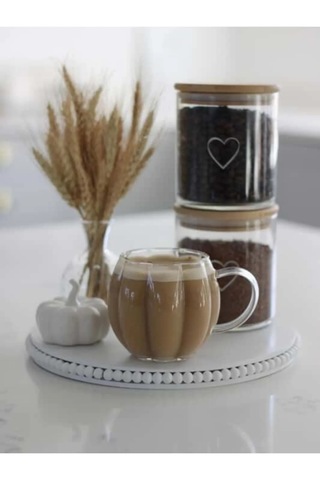 450 Ml Borosilikat Cam Bardak 6'lı Isıya Dayanıklı Şeffaf Kulplu Cam Kupa, Modern Çay Ve Kahve Bardağı Cam - Şeffaf