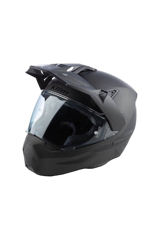 Klim X1 Alpha Mat Carbon Korumalı Adv Kask Mat Siyah