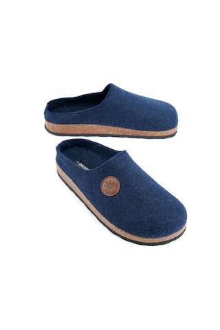 Gezer Kışlık Mantar Taban Ev Bahçe Rahat Taban Erkek Terlik Gt2kmm.16130.01.013.g19 Lacivert