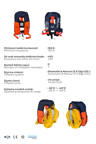 Ana Can Yeleği Şişirilebilir 150 N