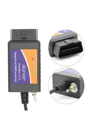 Obd2 V1.5 Elm327 Pic18f25k80 Usb Arıza Test Tespit Cihazı Hs/ms