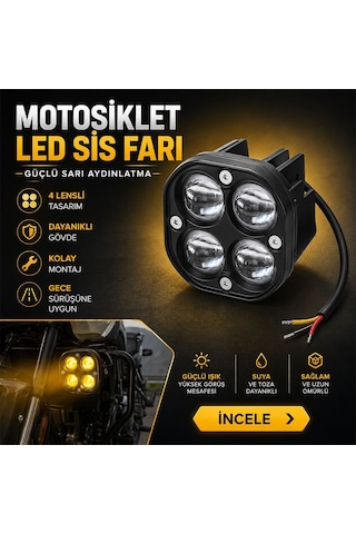 Xtechnx Xtechn022740 Powermaster Pm-22740 45w Motosiklet Sis Lambası