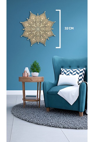 Capellawoodworks Mandala Çok Katmanlı Dekoratif 32x32