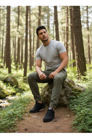 Vojo Psn Su İtici Suya Dayanıklı Spor Outdoor Erkek Ayakkabı 267800001878 185 Black Siyah