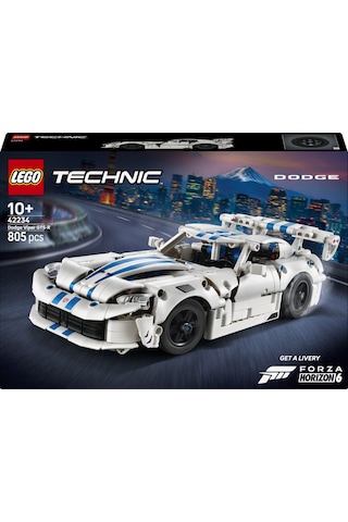 LEGO® Technic Dodge Viper GTS-R Spor Araba 42234 - 10 Yaş ve Üzeri Çocuklar için V10 Motoru İçeren Oyuncak Yapım Seti (805 Parça)