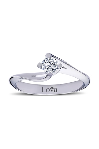 Lova F Renk 0,24 Karat Pırlanta Tektaş Yüzük - 1050084
