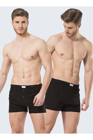 Türen Erkek Düğmeli Boxer 2Li Paket 001