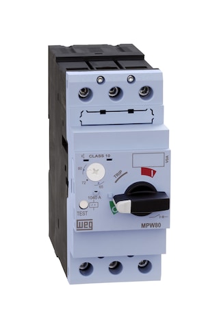 Weg Mpw80-3-u065 30 Kw, 50 65 A, 65 Ka, 80 A Anma Akımı, Motor Koruma Şalteri Weg Mpw80-3-u065 30 Kw, 50 65 A, 65 Ka, 80 A Anma Akımı, Motor Koruma Şalteri