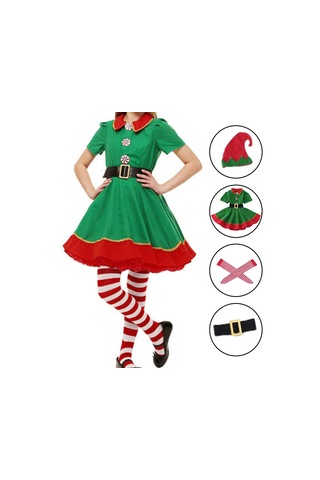 Suntek Parti Festivali Cadılar Bayramı Için Elf Kostüm 110cm