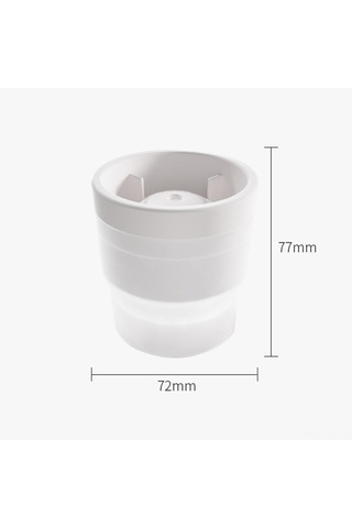 Dofolink Ev Kullanıma Silikon Buzluk Mouldu - Leak Proof, Yemek Kalitesi Materyal, Mutfak/restoran Uygun, Pembe, 77x72mm Çok Renkli