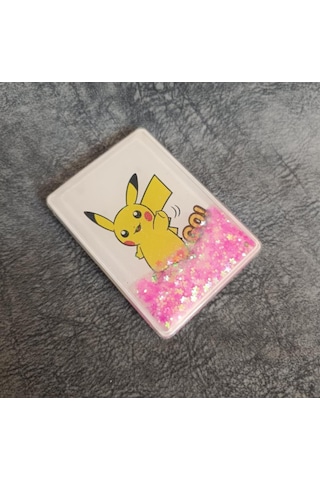 Cep Ayna Pokemeon Pikachua Makyaj Çanta Seyehat Taşınabilir Ayna Bebek Sulu Kozmetik Büyüteç Kompakt Katlanır Çok Renkli