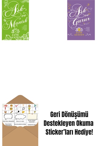 Aşk Ve Mantık Ciltli + Aşk Ve Gurur Ciltli + Okuma Sticker'ları