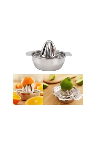Paslanmaz Çelik Limon Ve Nar Sıkacağı Krom