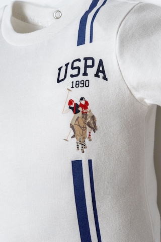 U.s. Polo Assn. Erkek Bebek Beyaz Şort Takım 5274-49989 Beyaz
