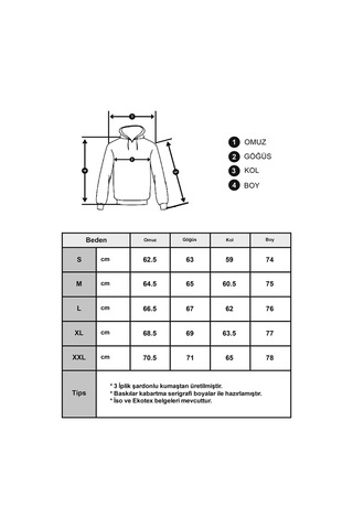 Hırsch Mc Crew Cactus Jack Unisex Siyah Sweatshirt Hoodie SIYAH