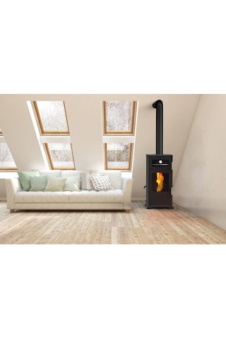 GOLD 12 KW KUZİNE / MANUEL PELET VE ODUN SOBASI / BABA'S STOVE