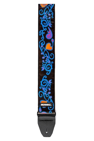 Jim Dunlop Jh24 Jimi Hendrix Blacklight Monterey Blue Gitar Askısı