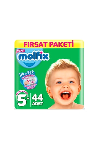 Molfix 3D Bebek Bezi 5+ Numara Junior Plus Fırsat Paketi 44 Adet