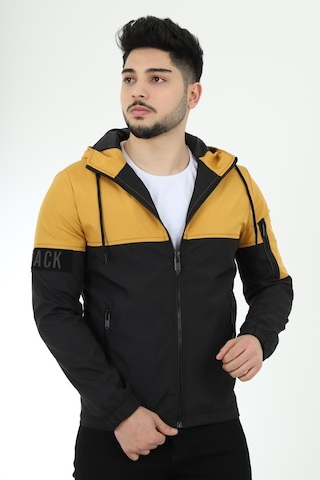 Black Parçalı Kapüşonlu Mevsimlik Mont Pldp 2907 - 483102209