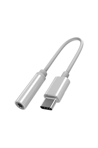 Bs Type-c To Aux 3.5mm Kulaklık Çevirici Dönüştürücü Siyah