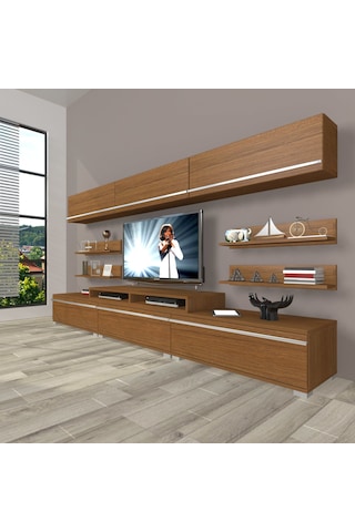 Decoraktiv Ekoflex 8y Mdf Tv Ünitesi Tv Sehpası Ceviz
