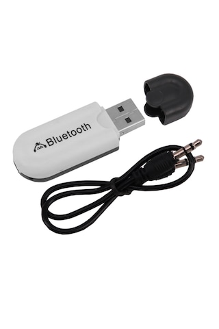 Tüm Telefonlara Bluetooth 5.0 Receiver Usb Aux Wireless Araç Kiti Telefon Müzik Dinleme