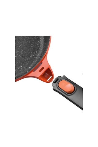 Berghoff Gem Virgo Turuncu 24CM Çıkarılabilir Saplı Döküm Tava