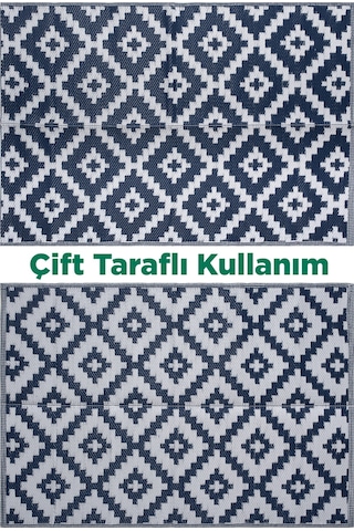 Konfor Halı Savana 8804 Plaj Kamp Piknik Bahçe Halısı Balkon Teras Hasır Mat Savan Halı