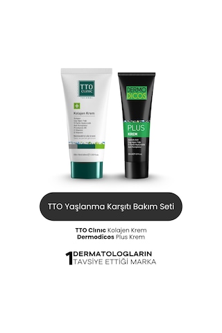 Tto Yaşlanma Karşıtı Set Dermodicos Plus Kolajen Krem
