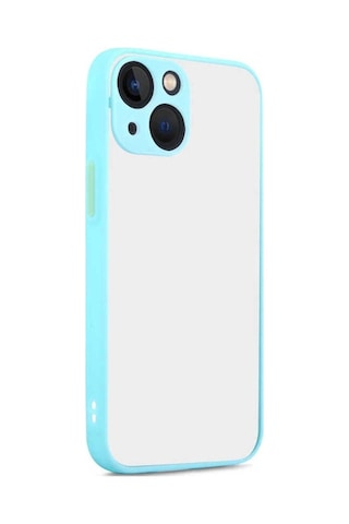 Apple Uyumlu iPhone 13 Kılıf Zore Hux Kapak Turkuaz