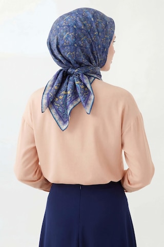 Silk Home Soft Eşarp Rûmi Lacivert 90x90 Çok Renkli