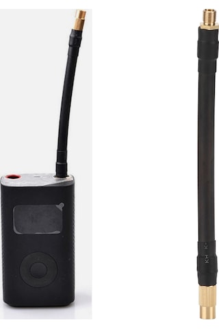 Reedark Xiaomi Elektrikli Hava Pompa Uzatma Hortumu, 90 Derece Tam Kapaklı, Otomobil Bisiklet Motosiklet İçin, Kauçuk Bakır Malzeme, 16cm