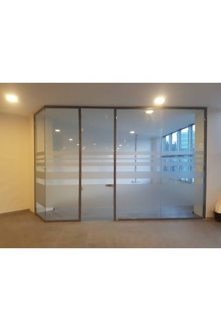 A Kalite Kumlama Buzlu Cam Folyosu 130 Micron